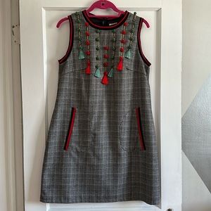 Holly Bracken | plaid shift dress